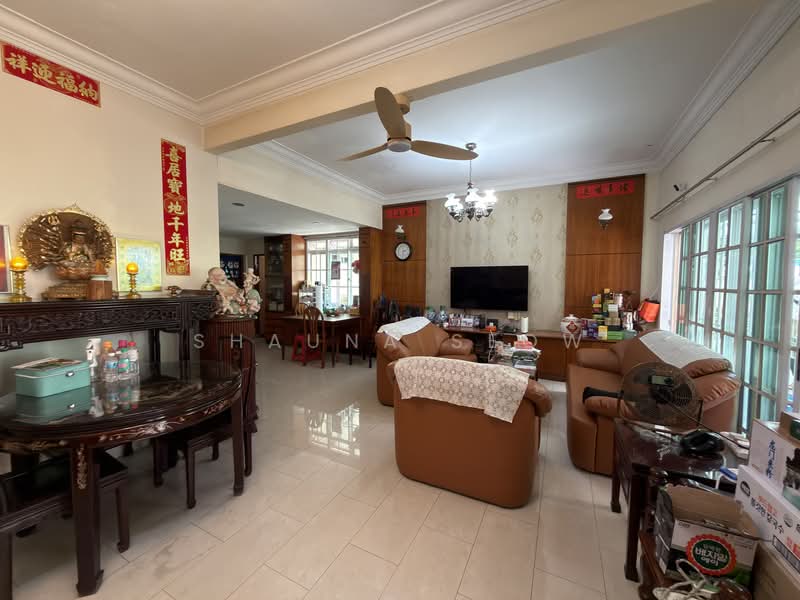 Rare Park-Facing Corner Terrace in D19! 🌿 Near MRT! Corner Terrace For Sale at S$ 5,100,000 | PropertyGuru Singapore - Living Room