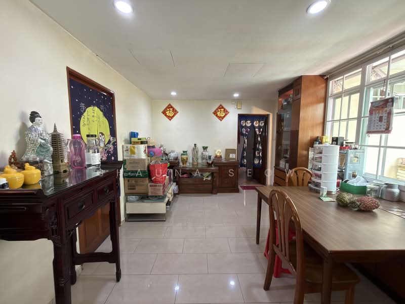 Rare Park-Facing Corner Terrace in D19! 🌿 Near MRT! Corner Terrace For Sale at S$ 5,100,000 | PropertyGuru Singapore - Living Room