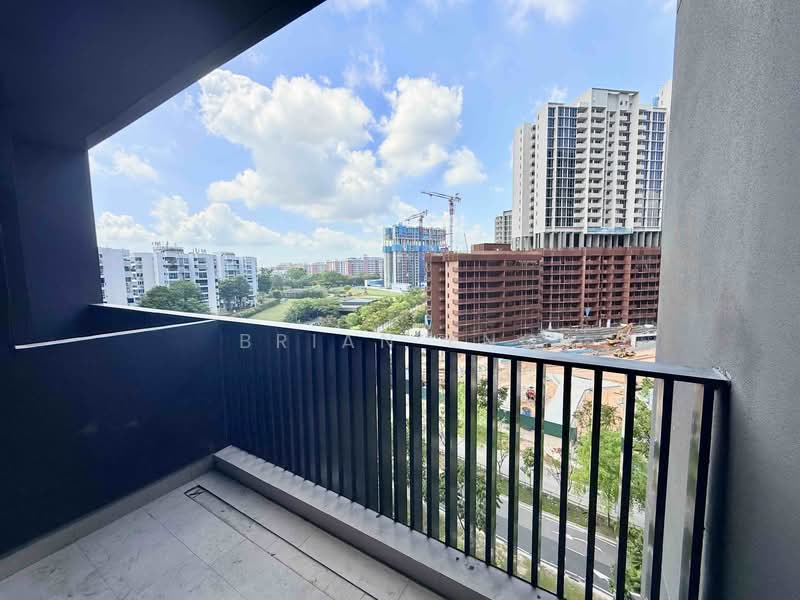 Lentor Modern, 7 Lentor Central, Mandai / Upper Thomson, 1 Bedroom, 527 sqft, Condominium For Sale, by Brian Eng, 500083746 - Balcony - PropertyGuru.com.sg