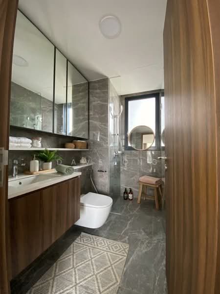 Lentor Modern, Lentor Central, 3 Bedrooms, 1,109 sqft, Condominium For Rent, by Dave Ong, 500083781 - Bathroom - PropertyGuru.com.sg