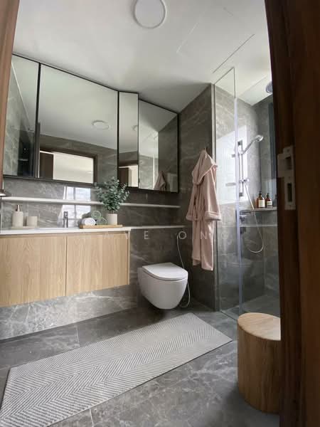 Lentor Modern, Lentor Central, 3 Bedrooms, 1,109 sqft, Condominium For Rent, by Dave Ong, 500083781 - Bathroom - PropertyGuru.com.sg