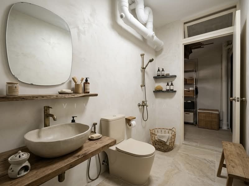 284 Toh Guan Road, 284 Toh Guan Road, 3 Bedrooms, 1,302 sqft, HDB Flat For Sale, by VIVIAN Chan, 500083830 - Bathroom - PropertyGuru.com.sg