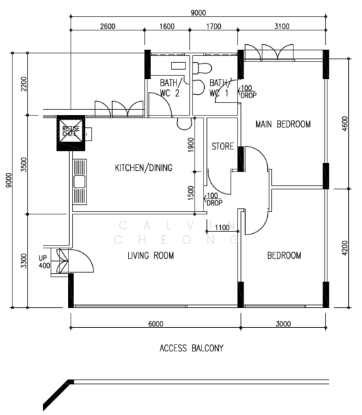 611 Clementi West Street 1 HDB Flat For Sale at S$ 480,000 | PropertyGuru Singapore