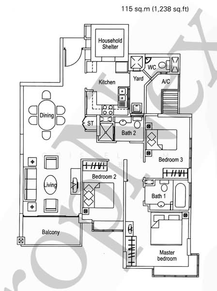 The Warren Apartment For Sale at S$ 1,650,000 | PropertyGuru Singapore