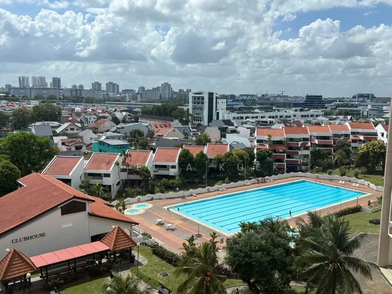 Kensington Park Condominium For Sale at S$ 3,188,888 | PropertyGuru Singapore - Master bedroom and Balcony View