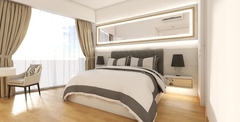 DUO Residences, 1 Fraser Street, 2 Bedrooms, 1,001 sqft, Apartment For Rent, by Rena Koh, 500084077 - Master Bedroom - PropertyGuru.com.sg