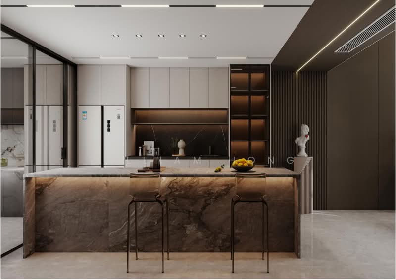 7m Frontage Brand New Terrace with lift in Farleigh Ave, Serangoon Gardens Terraced House For Sale at S$ 7,388,000 | PropertyGuru Singapore - Kitchen