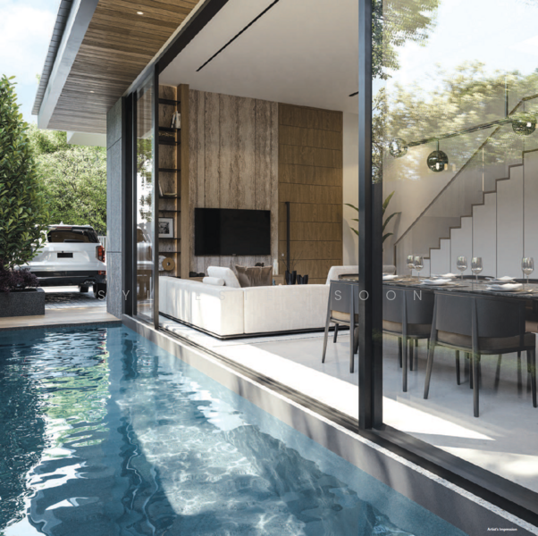 D15 Brand New Bungalow Exclusive Living Near MRT Detached House For Sale at S$ 10,800,000 | PropertyGuru Singapore - Living Room