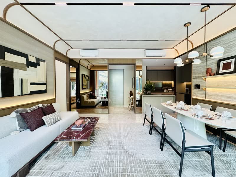Amber House Apartment For Sale at S$ 3,015,587 | PropertyGuru Singapore - Living Room