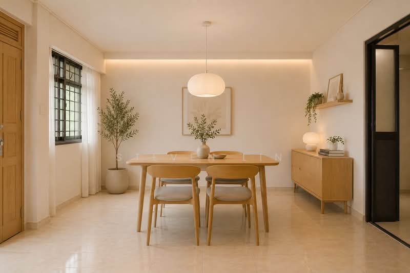 742 Woodlands Circle, 742 Woodlands Circle, 3 Bedrooms, 1,098 sqft, HDB Flat For Sale, by Steven Lin, 500084219 - Dining Room - PropertyGuru.com.sg