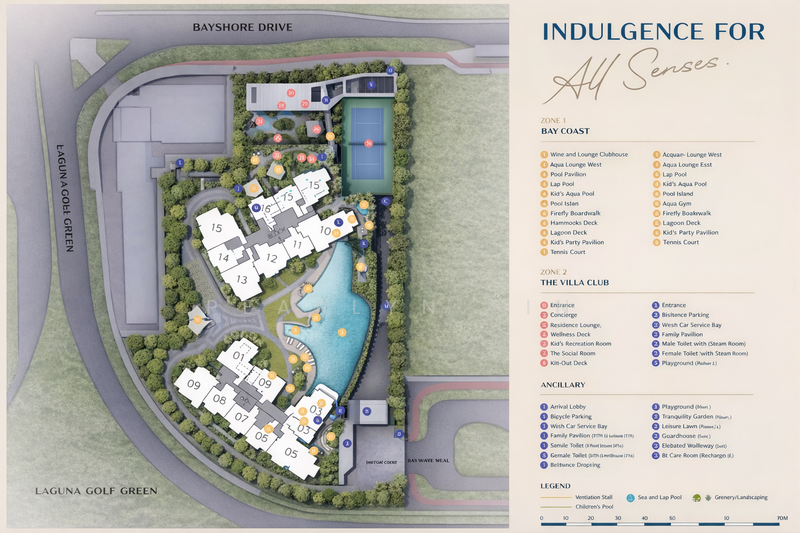 Vela Bay Condominium For Sale at S$ 2,788,000 | PropertyGuru Singapore - DRAFT SITE PLAN