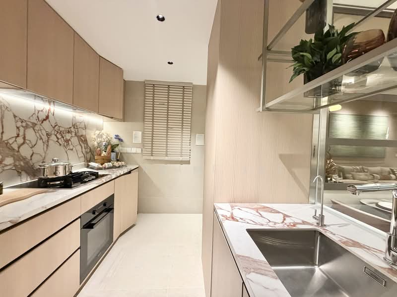 Vela Bay, 1 Bayshore Walk, Bedok / Upper East Coast, 3 Bedrooms, 883 sqft, Condominium For Sale, by Corrine Lee, 500084436 - Kitchen - PropertyGuru.com.sg