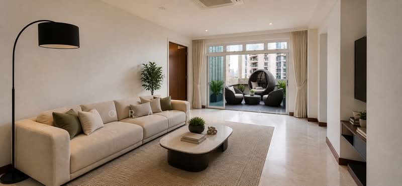 D'Grove Villas, 8A Orange Grove Road, 5 Bedrooms, 5,221 sqft, Condominium For Sale, by Torance Paul, 500084564 - Living Room - PropertyGuru.com.sg