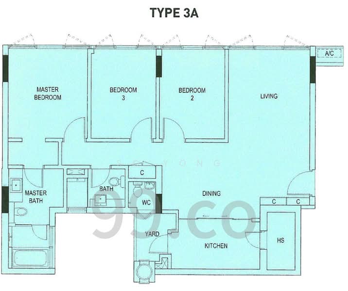The Linear, 892 Upper Bukit Timah Road, 3 Bedrooms, 1,249 sqft, Condominium For Rent, by SG Yong, 500084623 - PropertyGuru.com.sg