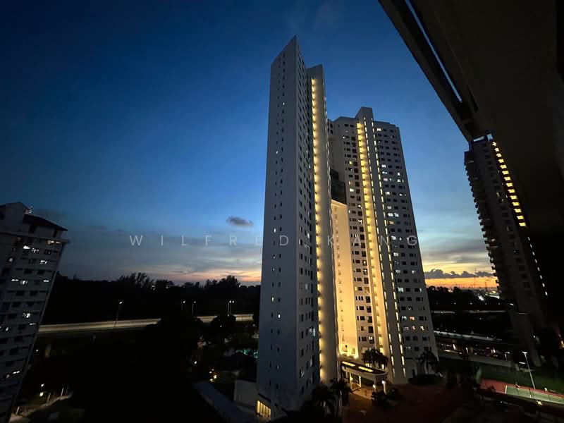 Evening View From Kitchen