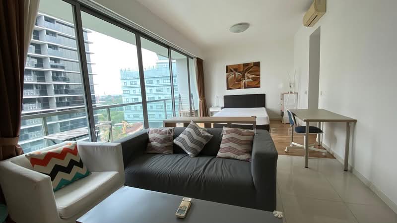 One-North Residences, 7 One-North Gateway, Studio, 592 sqft, Apartment For Rent, by Veronica Lee, 500084699 - Living Room - PropertyGuru.com.sg