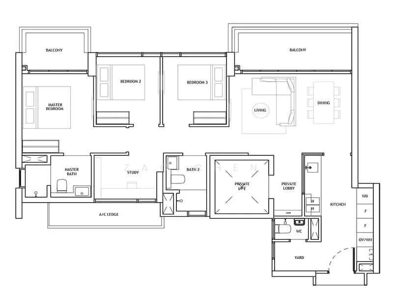 The Landmark Condominium For Sale at S$ 2,599,997 | PropertyGuru Singapore