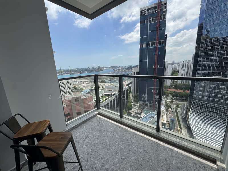 One Bernam, 1 Bernam Street, 2 Bedrooms, 732 sqft, Condominium For Rent, by Zane Soo 苏昱能, 500084806 - Balcony - PropertyGuru.com.sg