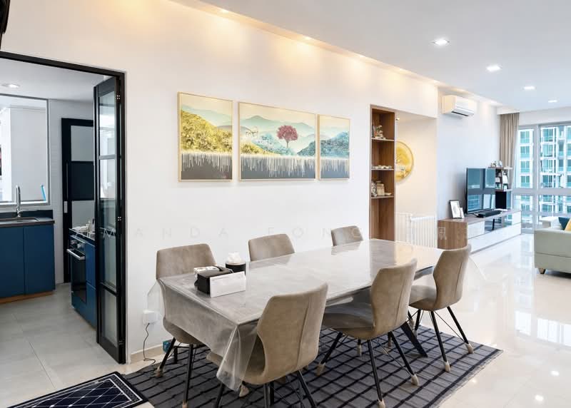 Cheap Bright & Spacious 3-Bedroom for Sale in D19, Well-Renovated, Move-in Ready! Rare in Supply!, , 3 Bedrooms, 1,360 sqft, Condominium For Sale, by Amanda Fong 冯佩璇, 500084855 - Dining Room - PropertyGuru.com.sg