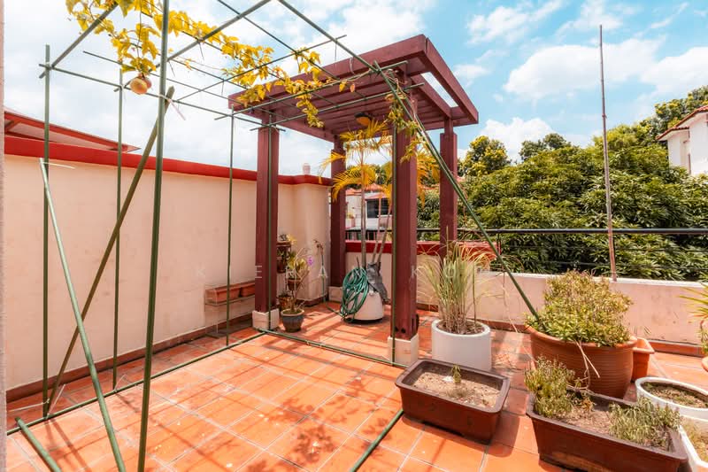 Tanah Merah Kechil Rd Terraced House For Sale at S$ 3,990,000 | PropertyGuru Singapore - Roof Terrace