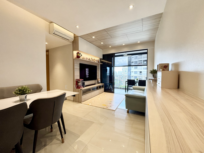 High Park Residences, 23 Fernvale Road, 3 Bedrooms, 893 sqft, Condominium For Sale, by Eve Tang, 500084977 - Living Room - PropertyGuru.com.sg