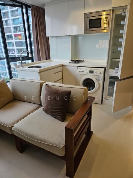Airstream, 26 St Michael's Road, 1 Bedroom, 409 sqft, Condominium For Rent, by Terence Lee, 500085066 - Living Room - PropertyGuru.com.sg