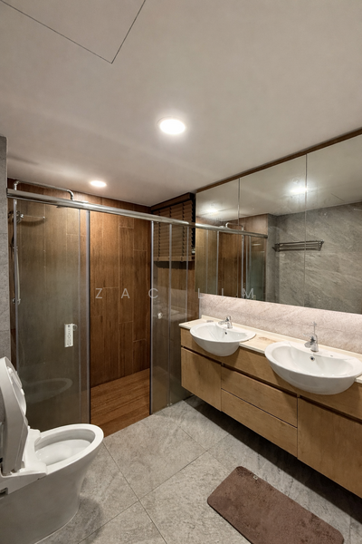 The Gardens at Bishan, 9 Sin Min Walk, 2 Bedrooms, 883 sqft, Condominium For Rent, by Zac Lim, 500085401 - Master Bathroom - PropertyGuru.com.sg