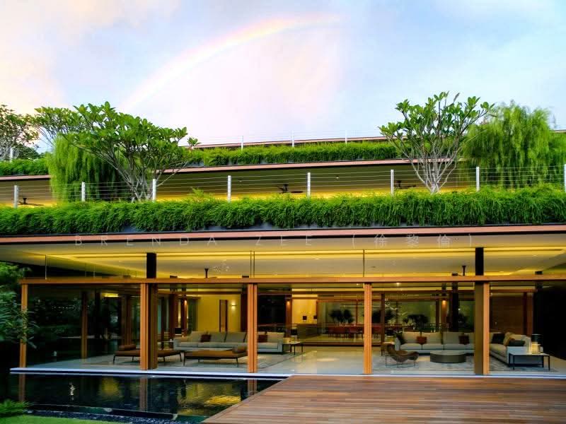 945O9938 BRENDA ✧ Designer GCB in Prime Location ✧ Infinity Pool ✧ Spa ✧ Gym, Bishopsgate, Chatsworth, Jervois, 6 Bedrooms, 15,135 sqft, Good Class Bungalow For Rent, by Brenda Zee (徐黎倫), 500085453 - Living Room / Pool Deck - PropertyGuru.com.sg