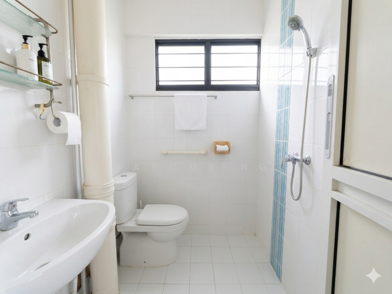 121 Yishun Street 11 HDB Flat For Sale at S$ 400,000 | PropertyGuru Singapore - Common Bathroom