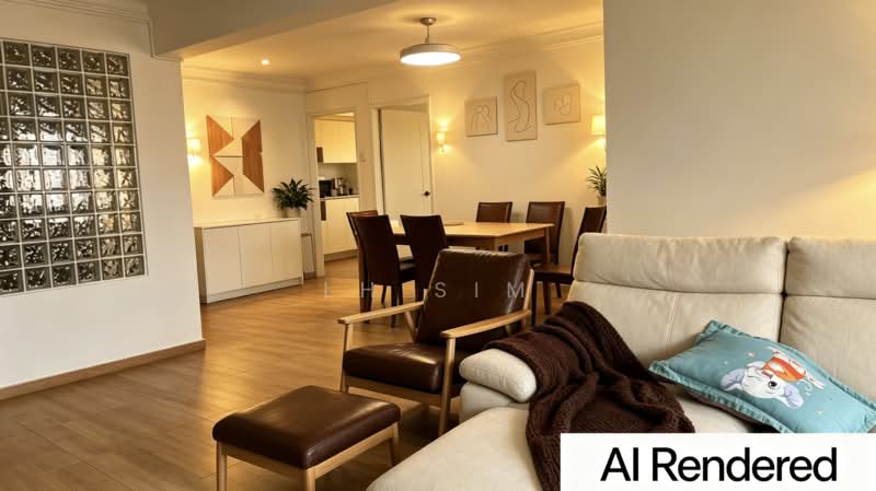 173 Bishan Street 13, 173 Bishan Street 13, 4 Bedrooms, 1,301 sqft, HDB Flat For Sale, by LH Sim, 500085596 - Living Room - PropertyGuru.com.sg