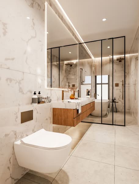 A Rare Freehold Gem in Dido Street-Modern Living with Attic & Lift. Terraced House For Sale at S$ 5,850,000 | PropertyGuru Singapore - Bathroom