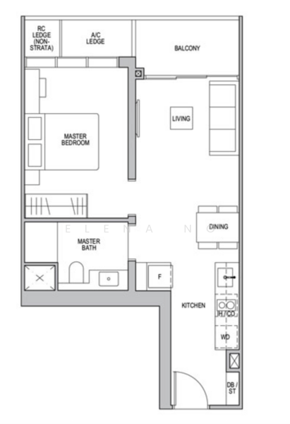 Lentor Modern, Lentor Central, 1 Bedroom, 527 sqft, Condominium For Rent, by Elena Ng, 500085866 - PropertyGuru.com.sg