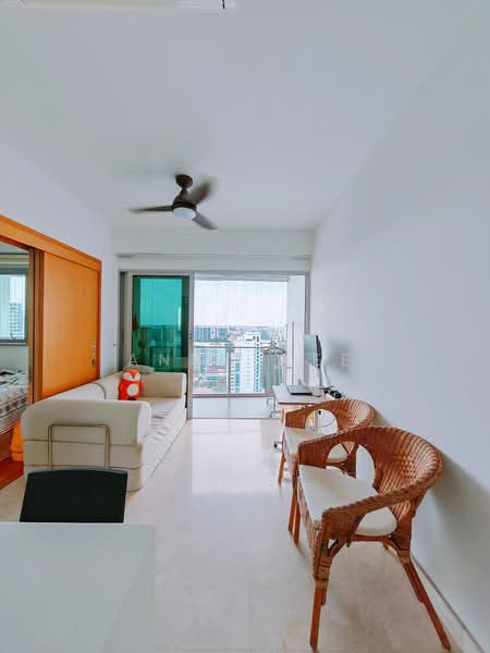 Eight Riversuites, 6 Whampoa East, 1 Bedroom, 441 sqft, Condominium For Sale, by Andy Wee, 500085872 - Living Room - PropertyGuru.com.sg
