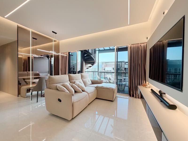 Austville Residences Executive Condominium For Sale at S$ 2,190,000 | PropertyGuru Singapore - Living Room