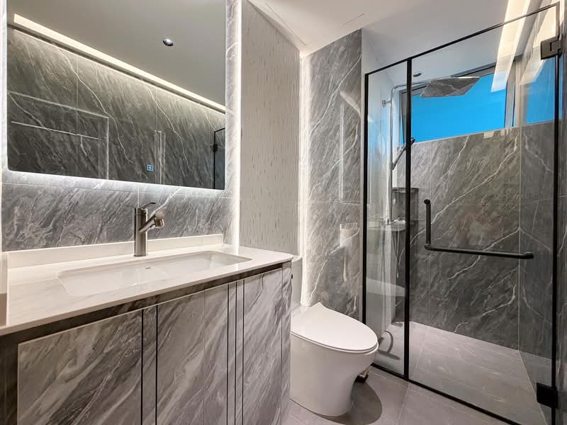 Austville Residences Executive Condominium For Sale at S$ 2,190,000 | PropertyGuru Singapore - Common Bathroom