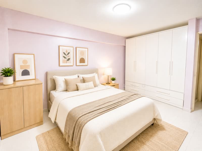 106 Bedok Reservoir Road, 106 Bedok Reservoir Road, 3 Bedrooms, 980 sqft, HDB Flat For Sale, by Fan Hao Ang, 500085915 - AI rendering Bedroom - PropertyGuru.com.sg