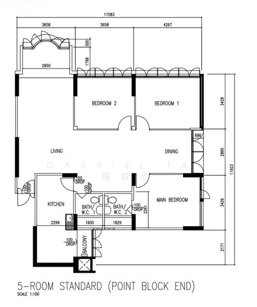 5 Farrer Road, 5 Farrer Road, 3 Bedrooms, 1,324 sqft, HDB Flat For Sale, by Gabriel Tan 陈玟志, 500086072 - PropertyGuru.com.sg