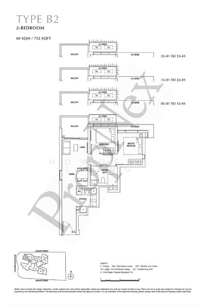 One Bernam, 1 Bernam Street, 2 Bedrooms, 732 sqft, Condominium For Rent, by Howgene Leong, 500086132 - PropertyGuru.com.sg