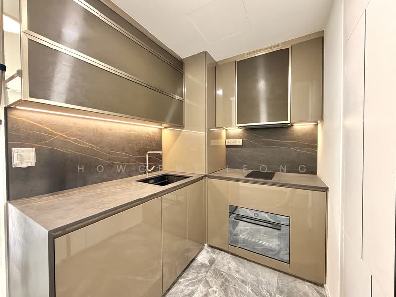 One Bernam, 1 Bernam Street, 2 Bedrooms, 732 sqft, Condominium For Rent, by Howgene Leong, 500086132 - Kitchen - PropertyGuru.com.sg