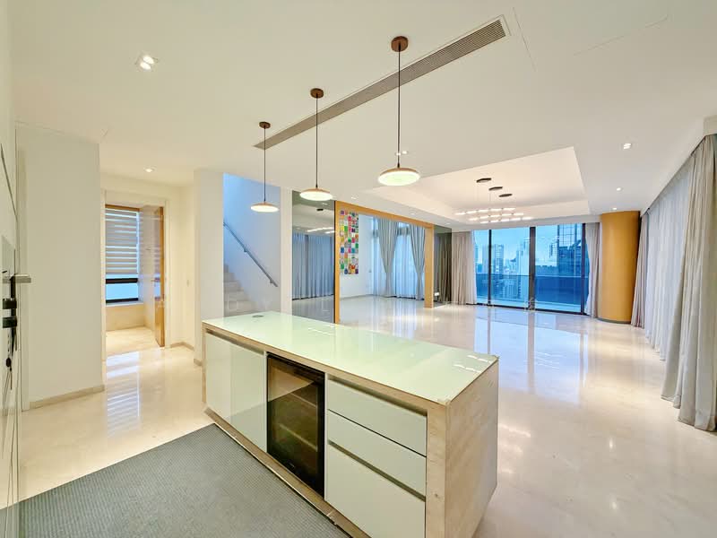 Trilight Condominium For Sale at S$ 14,680,000 | PropertyGuru Singapore - Living Room