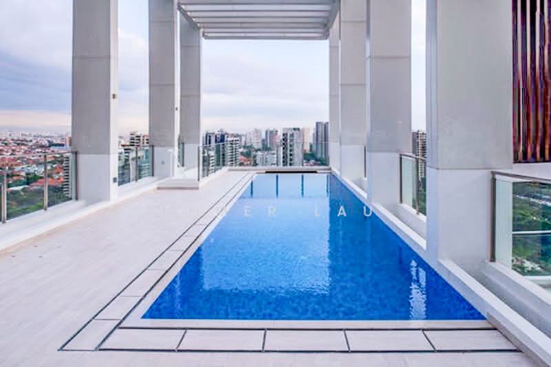 City & Sea Views - Penthouse unit next to MRT and Schools Condominium For Sale at S$ 5,748,000 | PropertyGuru Singapore - Pool