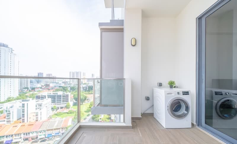 Uptown @ Farrer, 2  Perumal Road Singapore, 2 Bedrooms, 538 sqft, Condominium For Rent, by Jackson Ho, 500086237 - Balcony - PropertyGuru.com.sg