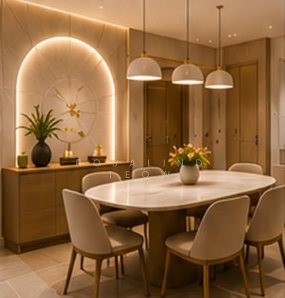 37 Marsiling Drive, 37 Marsiling Drive, 3 Bedrooms, 1,302 sqft, HDB Flat For Sale, by Rosalind Teow, 500086238 - Dining Room_Artists' Impression - PropertyGuru.com.sg
