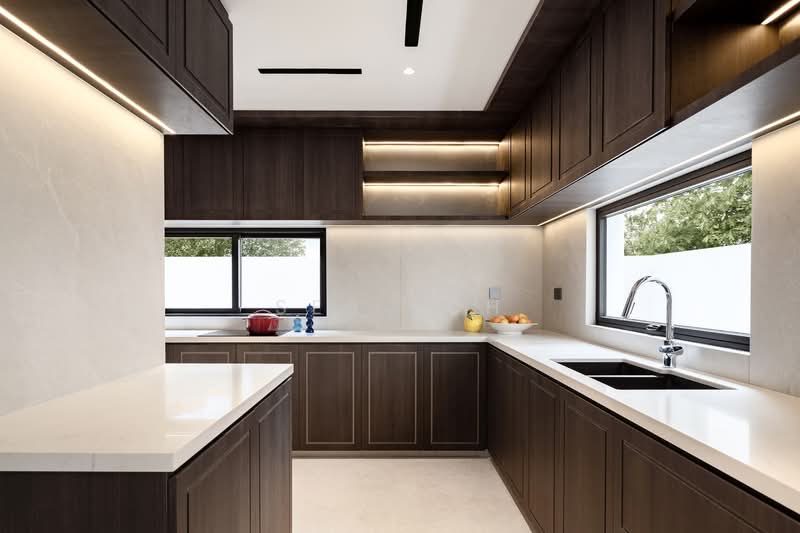 🔥 ONLY 1 LEFT – BRAND NEW DETACHED @ BRADDELL HEIGHTS | TOP OBTAINED | MOVE IN NOW 🔥 Detached House For Sale at S$ 13,980,000 | PropertyGuru Singapore - Kitchen