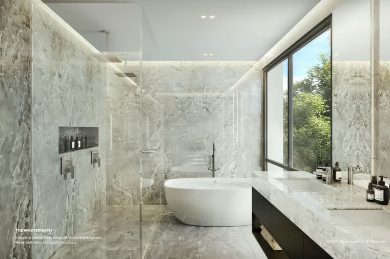 🔥 ONLY 1 LEFT – BRAND NEW DETACHED @ BRADDELL HEIGHTS | TOP OBTAINED | MOVE IN NOW 🔥 Detached House For Sale at S$ 13,980,000 | PropertyGuru Singapore - Master Bathroom