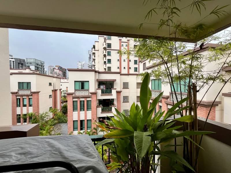 Palm Spring, 16 Ewe Boon Road, 3 Bedrooms, 2,067 sqft, Condominium For Rent, by Priscilla Tan, 500086302 - Balcony - PropertyGuru.com.sg