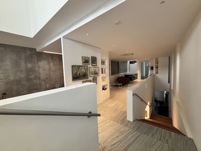 Design & Build Rare 2657sf D19 Freehold 3-storey Terrace with Roof Terrace @ Kovan Terraced House For Sale at S$ 7,780,000 | PropertyGuru Singapore - 2nd Storey Living Hall