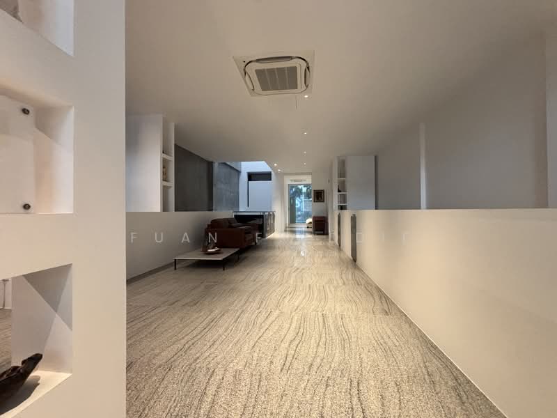 Design & Build Rare 2657sf D19 Freehold 3-storey Terrace with Roof Terrace @ Kovan Terraced House For Sale at S$ 7,780,000 | PropertyGuru Singapore - 2nd Storey Living Hall