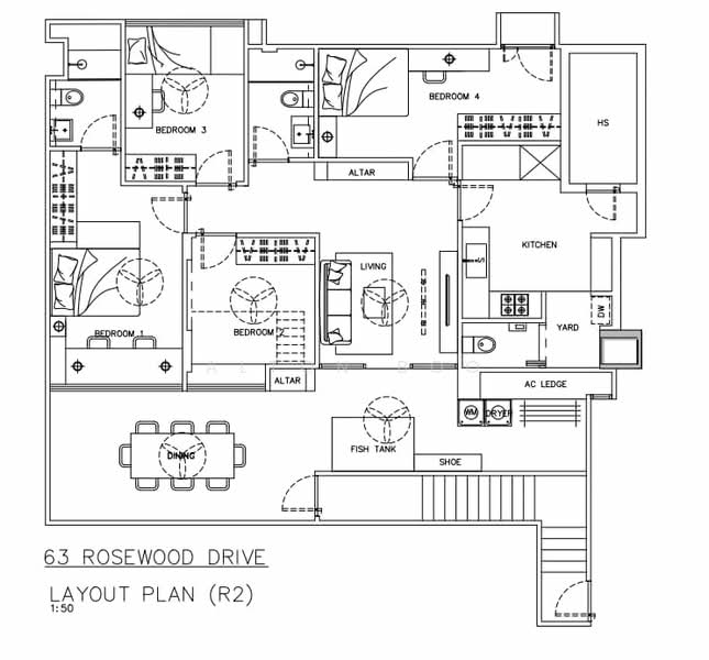 Rosewood Suites Condominium For Sale at S$ 2,000,000 | PropertyGuru Singapore