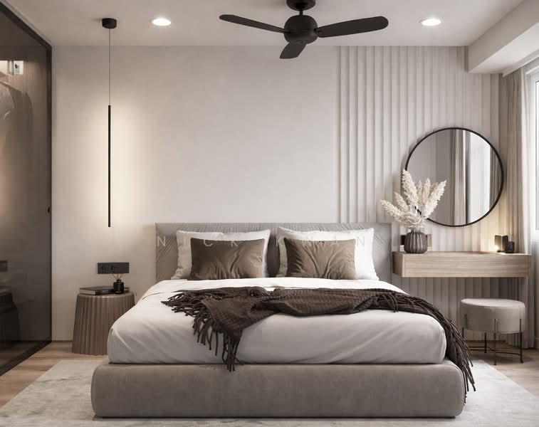 817A Keat Hong Link HDB Flat For Sale at S$ 639,000 | PropertyGuru Singapore - Master Bedroom (Virtual Staging)